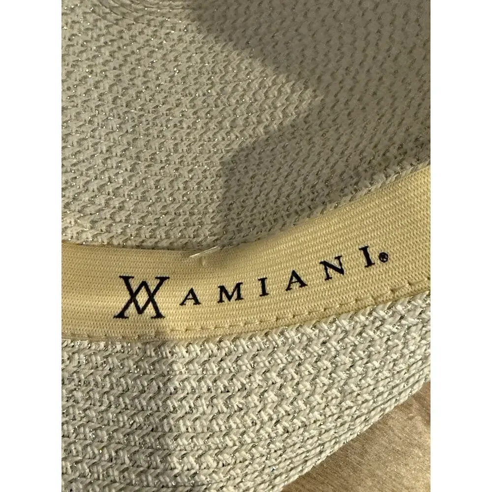 AMIANI Paper Ivory Fedora One Size Hat